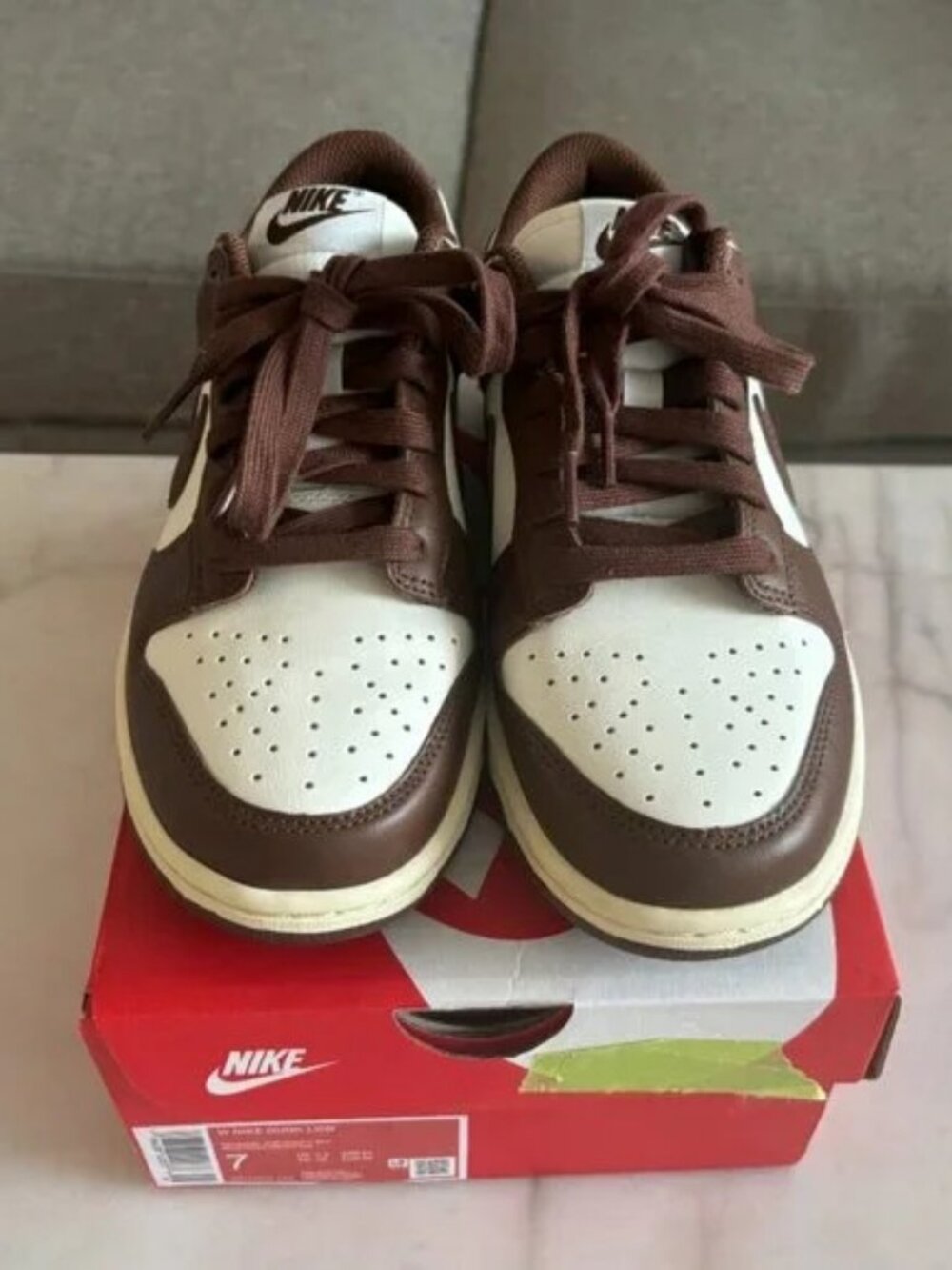 Women's Nike Dunk Low Size 7 - Cacao Wow